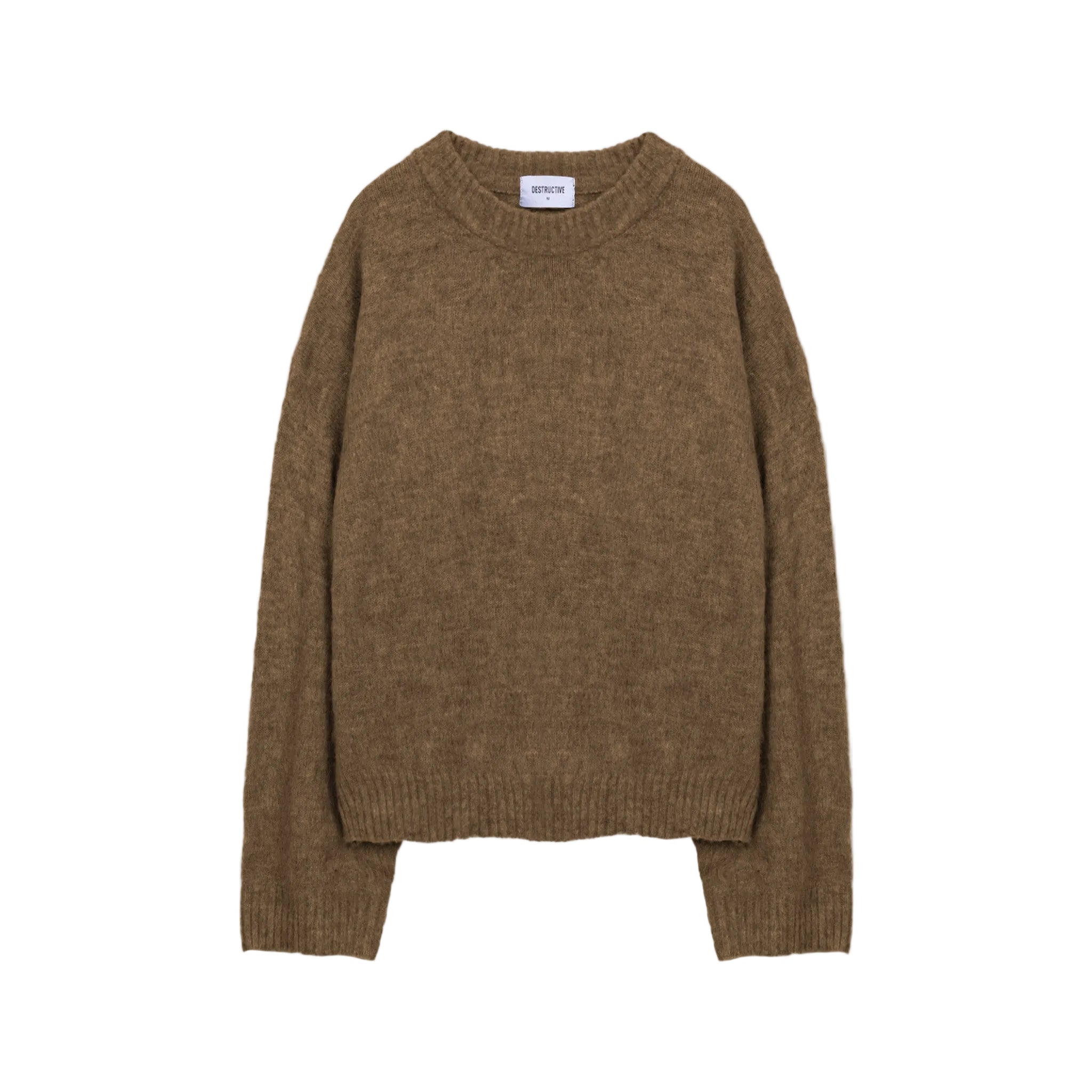 Front view of Destructive Mohair Birch Sweatshirt
